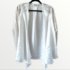 Vintage Miss Dior white Polyester and lace Lingerie top S